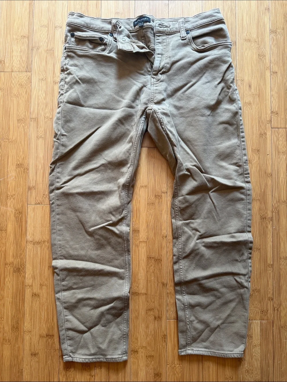 Men's Banana Republic Tan Casual Stretch Pants